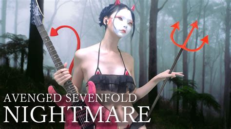 Avenged Sevenfold Nightmare Guitar Cover Youtube