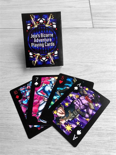 Restock Jojos Bizarre Adventure Playing Cards Jjba Products By Euclase