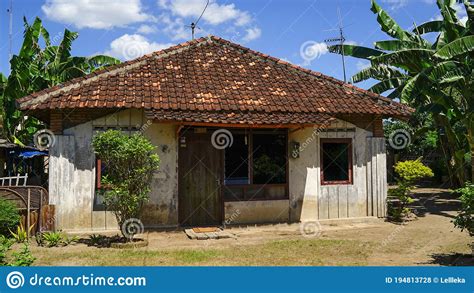 Old Local House In Indonesia Editorial Stock Photo Image Of Garden