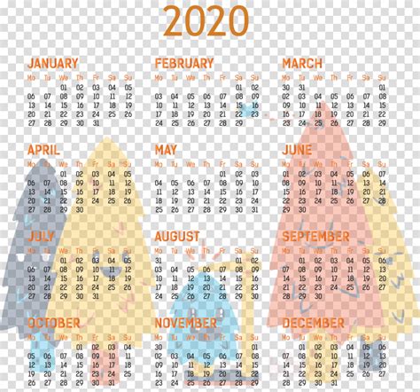 2020 Yearly Calendar Printable 2020 Yearly Calendar Template Full Year