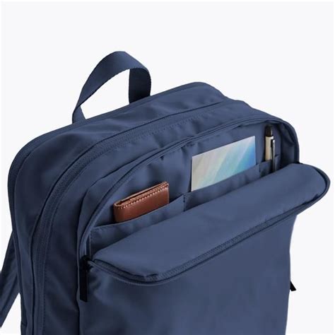 Simple Backpack In Blue