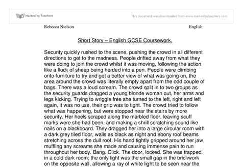 Short Story Gcse English Marked By