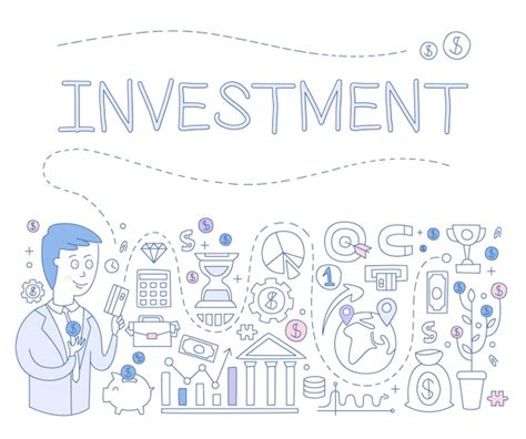 Premium Vector Investment Infographics Illustration