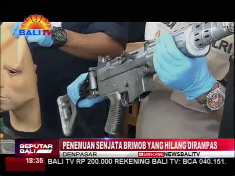 Penemuan Senjata Brimob Yang Hilang Dirampas Bali Tv