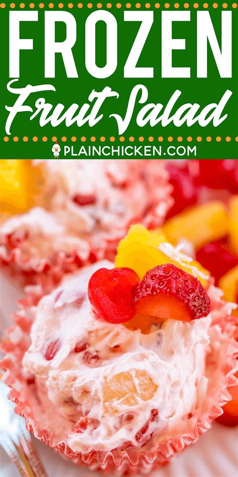 Frozen Fruit Salad Plain Chicken®