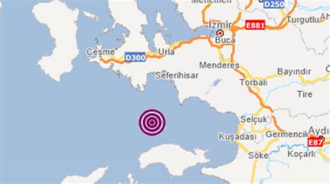 İlk gelen bilgilere göre depremin merkez üssü i̇zmir açıkları. Son dakika... İzmir'in Urla ilçesi açıklarında deprem ...