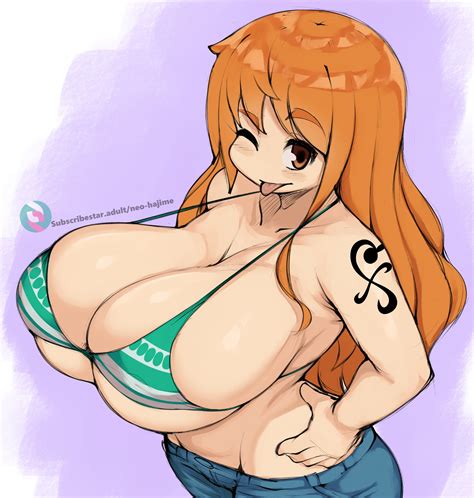 Neo Hajime Nami One Piece One Piece Absurdres Highres Tagme 1girl Breasts Huge Breasts