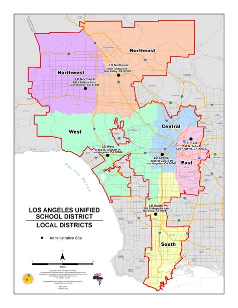 Lausd Maps Local District Maps 2021 2022