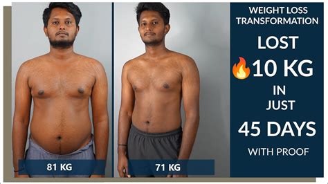10 Kg Weight Loss Transformation In Just 45 Days Mb Biozyme Performance Whey Mft