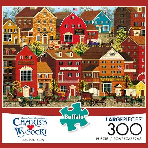 Buffalo Games Charles Wysocki Lilac Point Glen 300 Pieces Jigsaw Puzzle