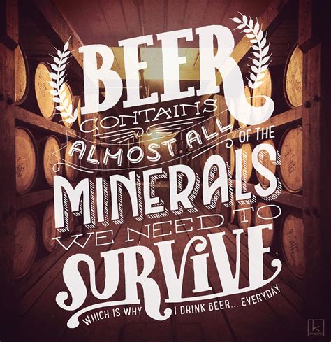 Typography Beer Quotes