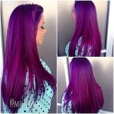 Hair Color Crazy Cool Hair Color Love Hair Gorgeous Hair Purple Hair Ombre Hair Hair Dos