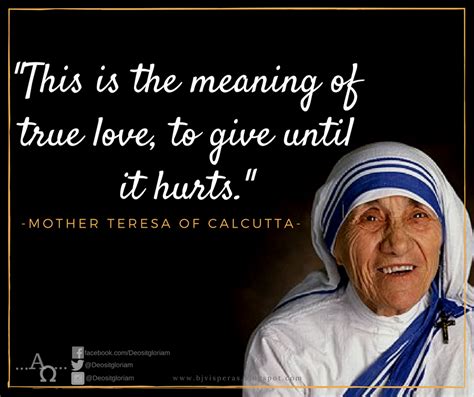 Reflections A Guide To Lifes Journey Mother Teresa On True Love