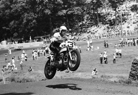 Gene Romero Goes Up And Over The Hill During The 1974 Peoria Tt Gene