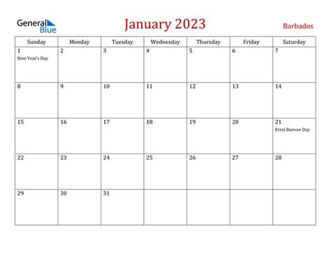 January Calendar 2023 Printable Pdf Printable World Holiday
