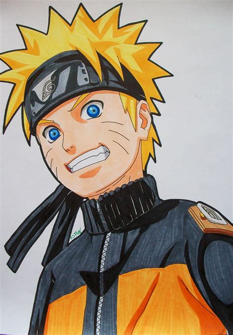 Naruto And Boruto View Naruto Uzumaki Drawing With Color Pics