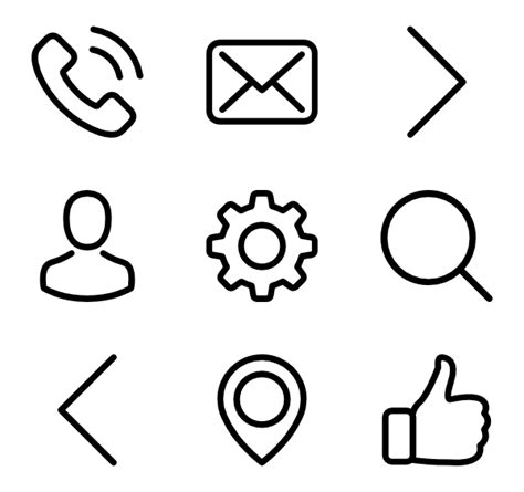 Collection Of Icon Set Png Pluspng