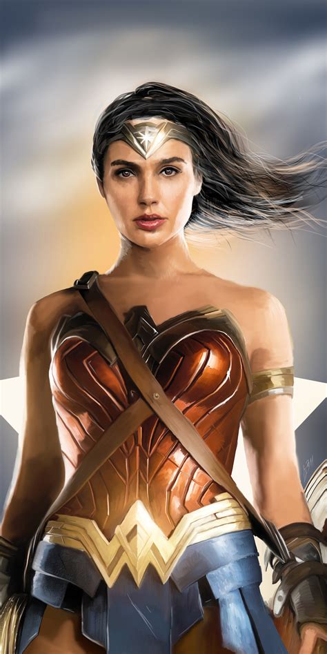 1080x2160 Wonder Woman 4k New Artwork One Plus 5thonor 7xhonor View