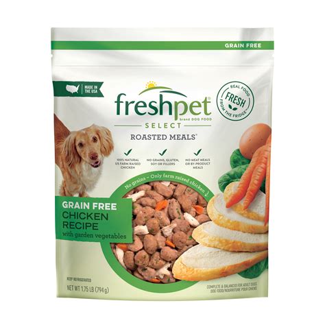 Freshpet Healthy And Natural Dog Food Grain Free Roasted Meal Chicken