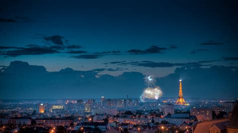 Fireworks In Paris Hdr With Eiffel Tower Hdrcreme