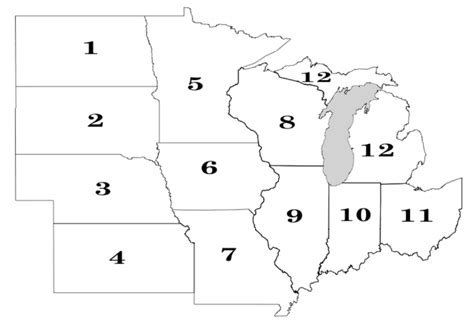 Midwest States And Capitals Diagram Quizlet
