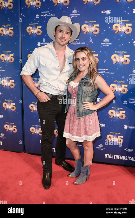 February 24 2022 Jesse Anderson And Kirsty Lee Akers Attends The Australian Premiere Of 9 To 5