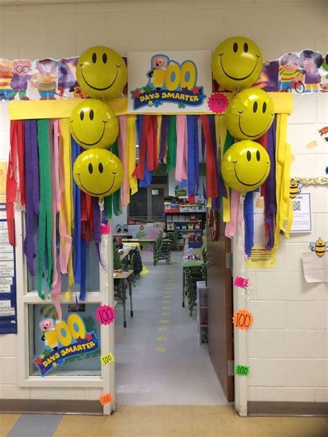 New learning and practice if you can, keep these decorations in your classroom for the next lesson. 100 th day of school teacher door decorations | 100 day ...