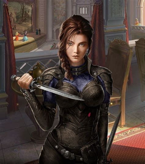 Thief Female Fantasy Characters Concept Art Character