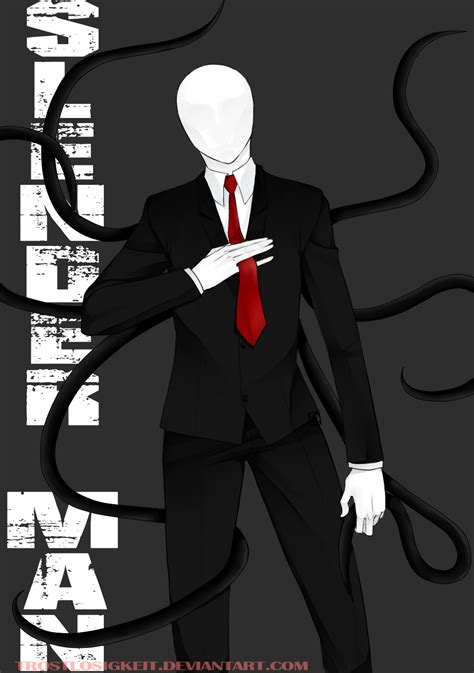 Slender Man By Trostlosigkeit On Deviantart