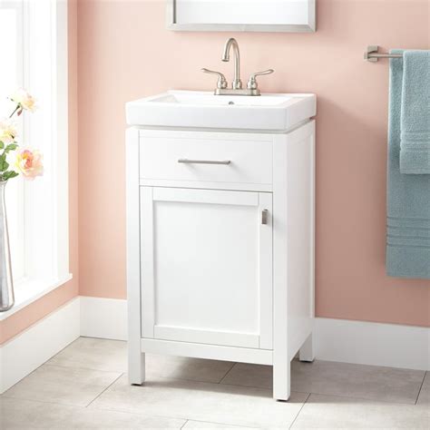 Including the vanity and assorted top, these sets offer the perfect balance between style and functionality. 20" Foster Vanity - White - Bathroom Vanities - Bathroom ...
