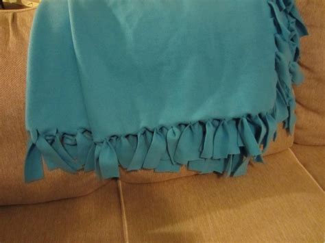 How To Make A No Sew Double Fleece Blanket No Sew Fleece Blanket