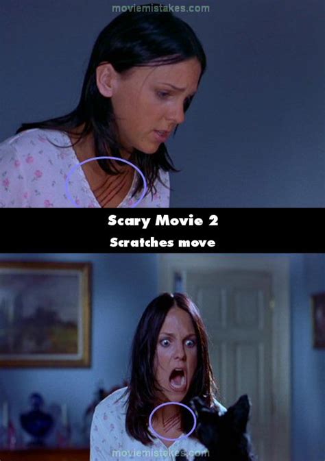 Scene from the comedy, scary movie. the butler / caretaker (hanson) meets cindy (color corrected version).hidden bonus clip of hanson in mega kung fu. Scary Movie 2 (2001) movie mistake picture (ID 16533)