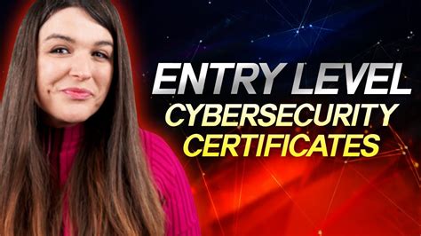 2023 Best Entry Level Cyber Security Certifications Youtube