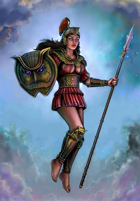 22 Cool Illustrations Of Athena The Goddess Of Wisdom Naldz Graphics