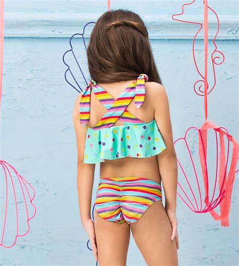 Confetti Girls Ruffle Bikini By Ondademar Kayokoko Swimwear