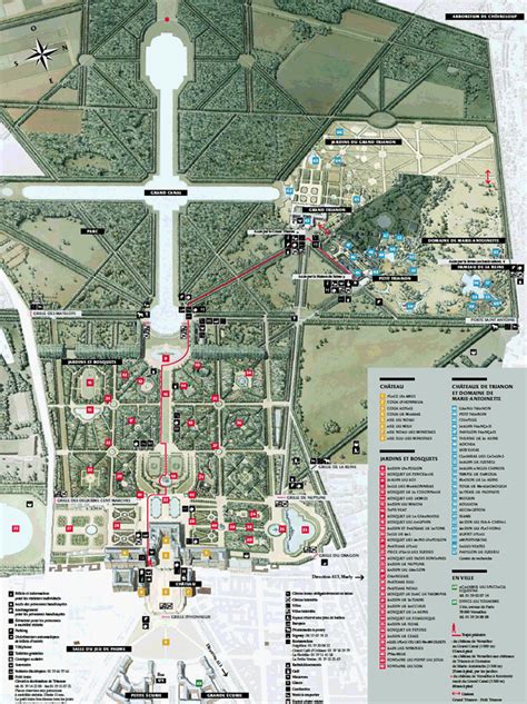 Plan de versailles, du petit parc, et de ses dependances où sont marqués les emplacemens de palace of versailles, ground floor plan. Map Versailles
