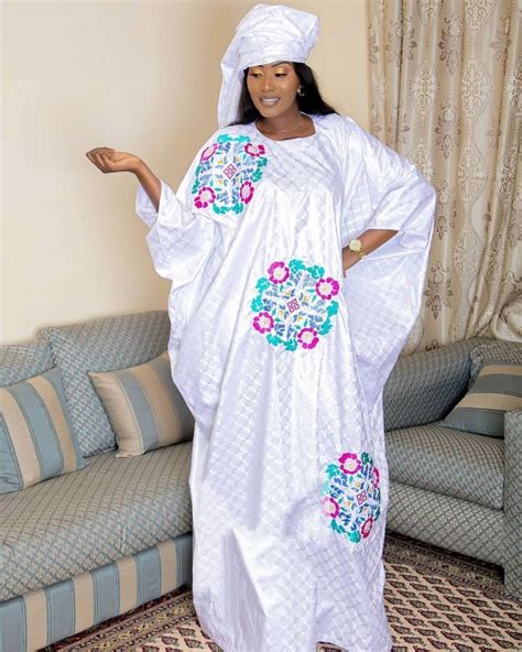 Robe Bazin Riche Femme Robe Africaine Plus Taille Broderie Etsy