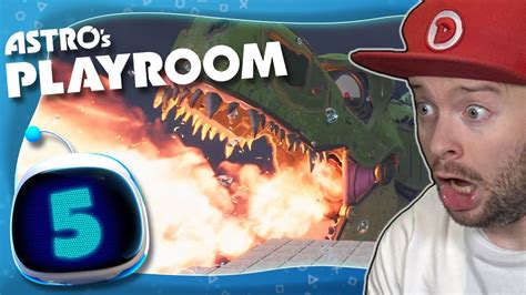Astros Playroom 🤖 5 Psone T Rex Demo Boss Battle Youtube