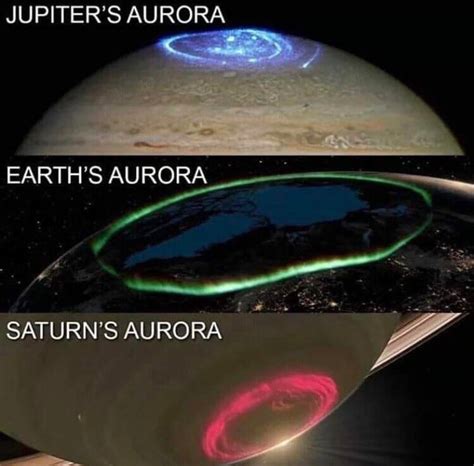 Auroras Of Different Planets Coolguides