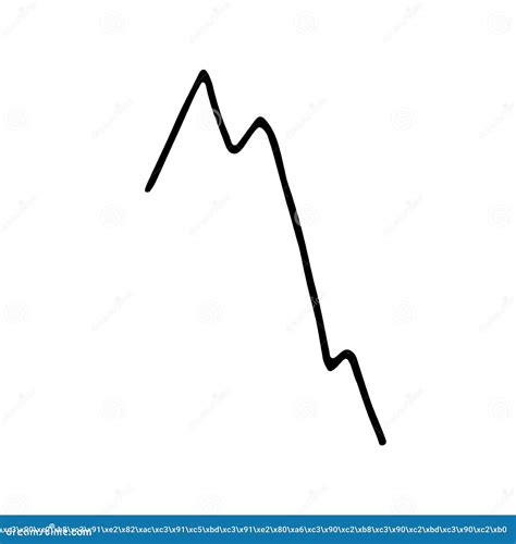 Set Decrease Graphs Stock Illustration 175518205