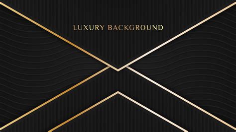 Premium Vector Elegant Black Luxury Background Concept With Dark Gold