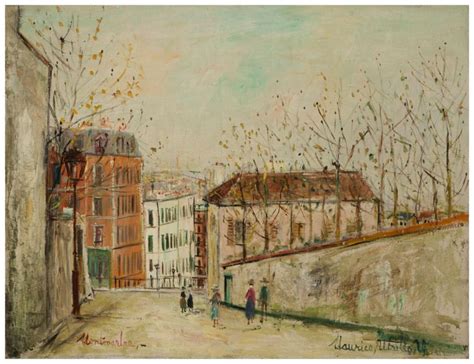 Sold At Auction Maurice Utrillo Maurice Utrillo 1883 1955 Rue Du