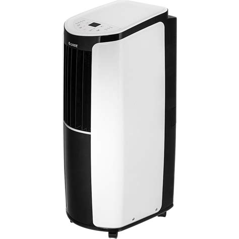 Gree Sq Ft Portable Air Conditioner With Dehumidifer White Black
