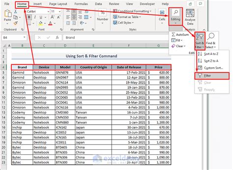 How To Filter Multiple Rows In Excel 11 Suitable Approaches Exceldemy