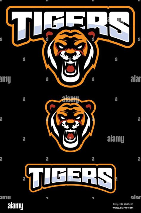 Tiger Mascot Logo Stock Vector Image And Art Alamy