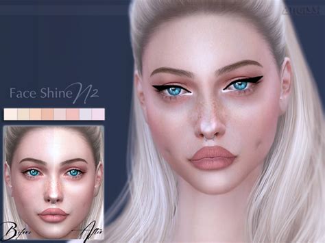 The Sims Resource Face Shine N2
