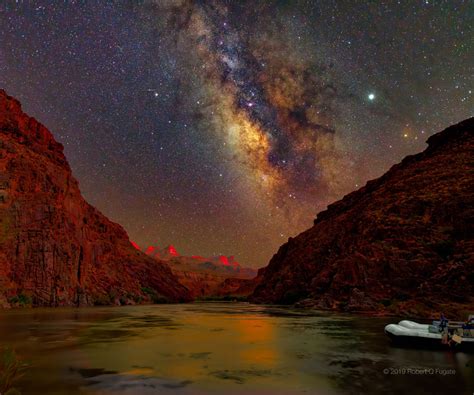 A Sunset Night Sky Over The Grand Canyon Rdailypicturesofspace