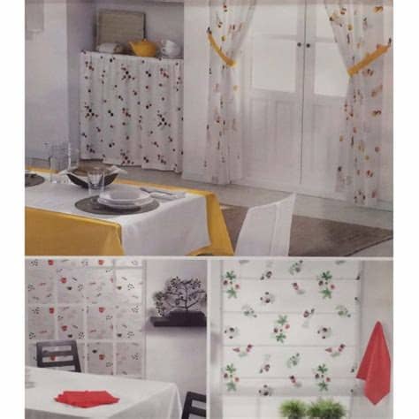 Las telas para cortinas baratas de parisina tienen un precio menor que las telas para cortinas normales, pero siguen. Tejidos de Cocina - Tela por metro - Lencant