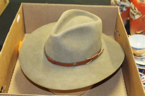 Stetson The Gun Club Hat Size 7 Housed In Original Box