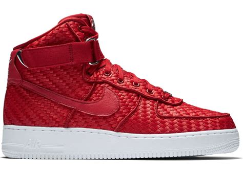 Nike Air Force 1 High Woven Gym Red Mens 843870 600 Us